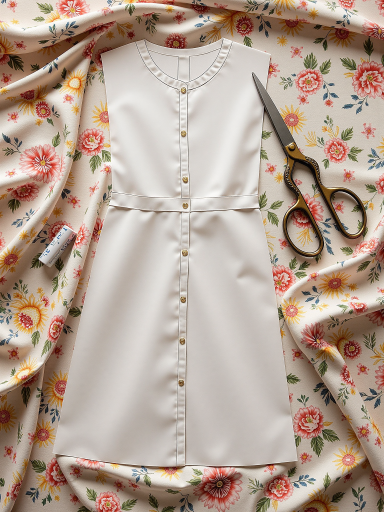 女士优雅连衣裙，深蓝色设计，修身剪裁，蕾丝装饰，正面展示，明亮自然光